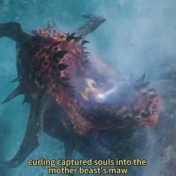 A showdown between a monster and a divine dragon.#shorts