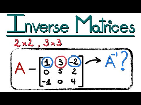 How to Invert Matrices - Exercises (Step by Step)
