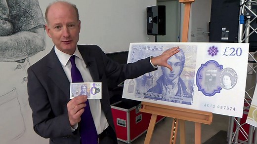 What does the new £20 note look like?