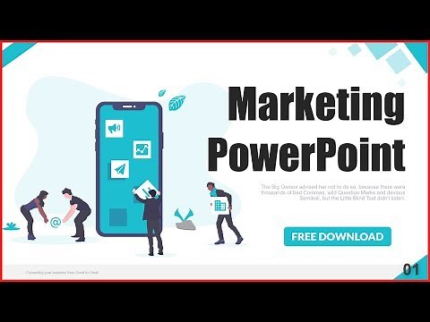 Marketing Free Download PowerPoint Template Slides | Presentation Library