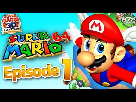 Super Mario 64 Gameplay Walkthrough Part 1 - Bob-Omb Battlefield! - Super Mario 3D All-Stars