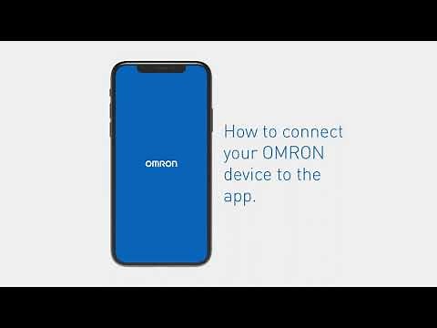 How to pair OMRON connect to your device
