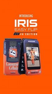 9.3K views · 39 reactions | Introducing the limited-edition IRIS Easy Flip #6 Edition—a special tribute to Brad's legendary number that brings classic style to modern technology. Available today for only $79. Buy now at ConsumerCellular.com. | Consumer Cellular | Facebook