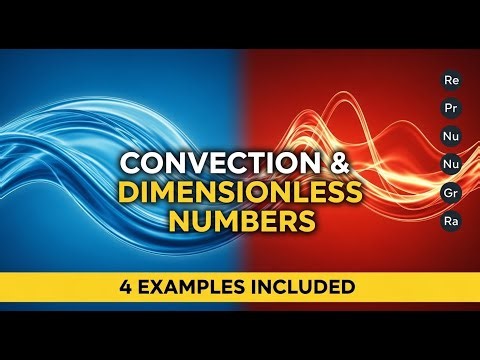 Convection & Dimensionless Numbers EXPLAINED | Reynolds, Prandtl, Nusselt, Grashof, Rayleigh