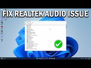 How To Fix Realtek HD Audio Manager Not Working or Showing on Windows 11 or 10 - Easy Fix