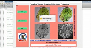 Plant Disease Detection Using Image Processing Matlab Project With Source Code | Final Year Project Code