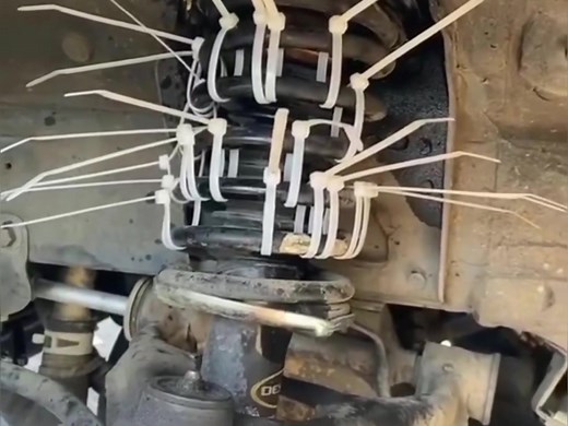 52K views · 417 reactions | Lowering a car with zip ties | C10 Trucks | Facebook