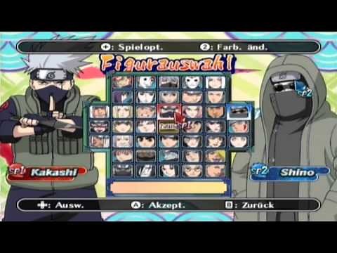 [WII] Naruto Shippuden Clash Of Ninja Revolution 3 All Characters