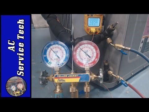 Refrigerant Charging: How to Check a R-410A Refrigerant Charge & Disconnect on Unit with King Valves