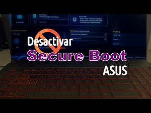 Cómo Desactivar Secure Boot ASUS