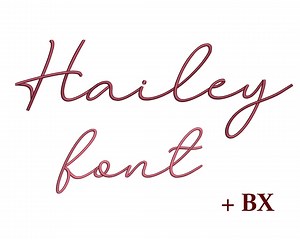 Script Embroidery Font , Machine Embroidery Design , BX Cursive Thin Callighraphic Embroidery Font Hailey - Etsy