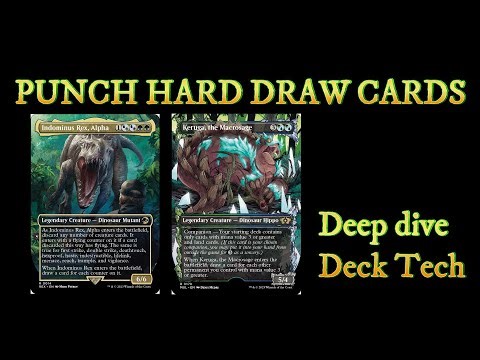 Indominus Rex, Alpha with Keruga Companion Deep Dive Deck Tech