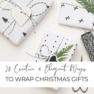 30 Elegant Christmas Gift Wrapping Ideas (Use as Decor, Too)