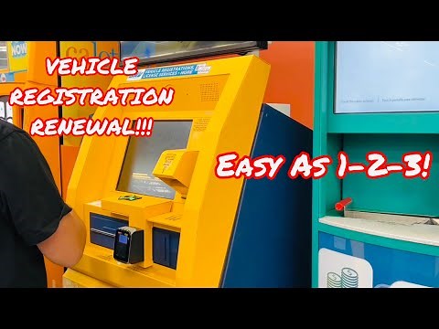 How To RENEW Your Vehicle Registration Using The SELF-SERVE DMV KIOSK! EASY Step-By-Step TUTORIALS!