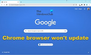 Google Chrome won't update on Windows 11