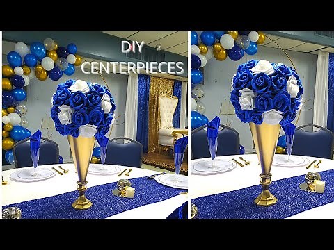 DIY Elegant Wedding Centerpieces / How To Make Floral Ball Centerpieces