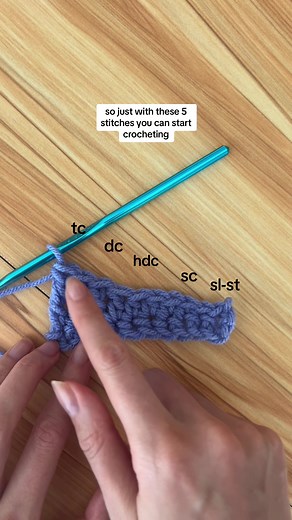 5 Beginner Crochet Stitches Every Crochet Enthusiast Should Master
