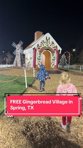 FREE Holiday Gingerbread Village in Spring, TX
