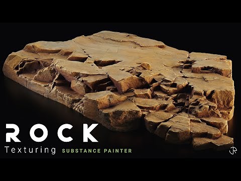 Texturing a Rock Cliff in Substance 3d Painter