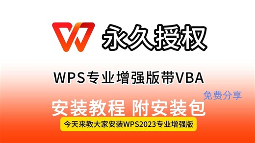 12月最新【白嫖】Wps office 专业增强版下载安装教程（附安装包，定制版，含VBA）