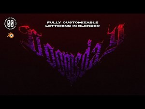 CREATE EDITABLE 3D TEXT IN BLENDER