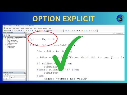 Why You Should Use Option Explicit In Excel VBA