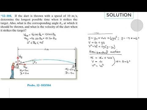 12–104 Kinematics of a Particle (Chapter 12: Hibbeler Dynamics) Benam Academy