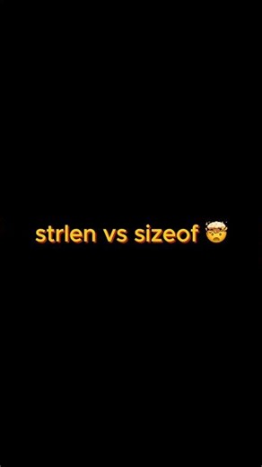 strlen vs sizeof in C (The REAL Difference) 🤯