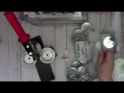 Tecre 2.25" Button Maker ~ Unboxing and Mirror Button