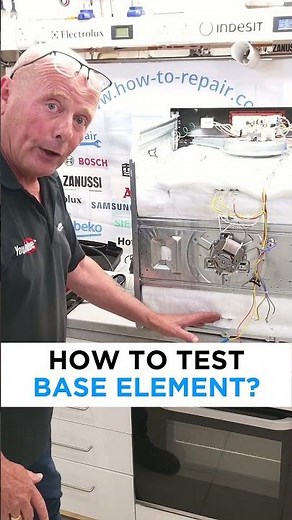 HOW TO TEST BASE OVEN ELEMENT? #homeappliance #oven #householdappliance #kitchen #diy