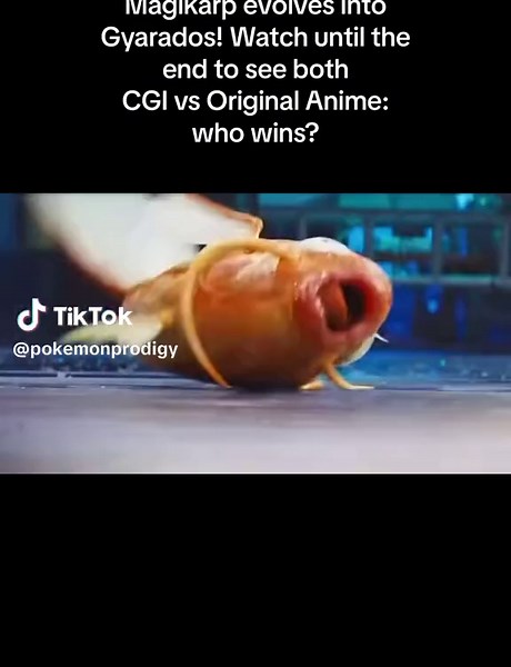 Magikarp Evolves into Gyarados: Anime Showdown