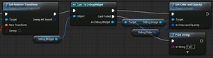 Widget component cast not working