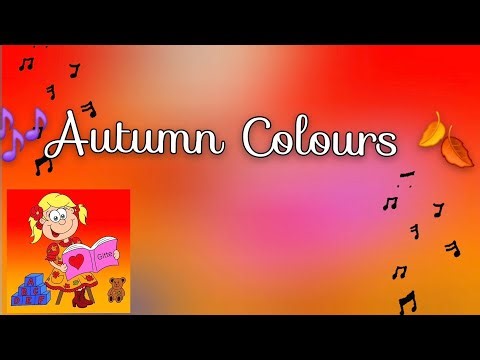 Autumn Colours 🍂 Song by Gitte | Sing Along with Gitte | Children's Song