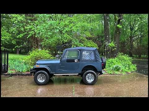 1985 Jeep CJ7: Installing Soft Top