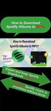 How to Download Spotify Albums to Format File