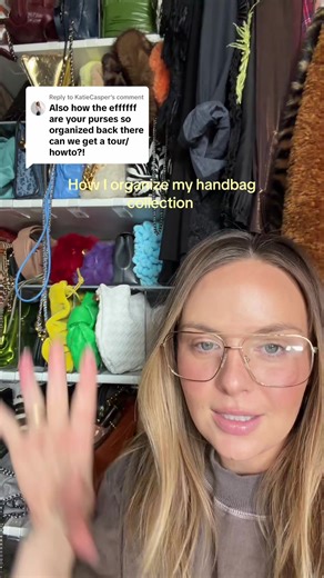 Replying to @KatieCasper organizing handbags is a full time job I tell ya… #handbagcollection #wardrobe #closetorganization