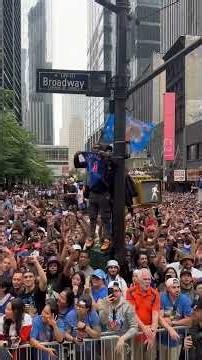 POV: You just rode on a float at Knicks championship parade 👀 #shorts