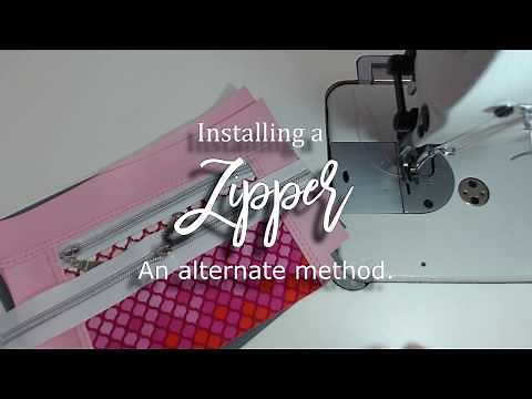 Installing A Zipper *An alternate Method*