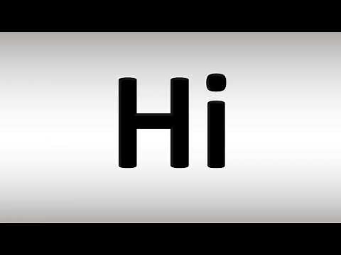 How to Pronounce 'Hi'