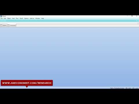Logistic Regression using Stata and Eviews