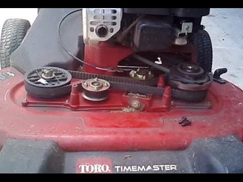 Toro Timemaster 30 inch lawn mower DIY fix for blades not cutting through tall grass
