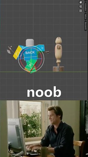 Roblox Animator: Noob vs Pro Axe Attack 🪓 #robloxanimation #roblox #blender #animation