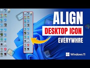 How to Align Desktop Icons Where You Want Them and Stop Auto Align In Windows 11 PC