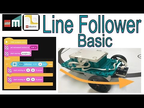 LEGO Robot Inventor Spike Prime Line Follower - Basic