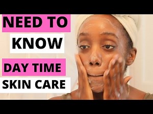 SKIN CARE SECRETS for Black Women| My Daytime Skin Care Routine