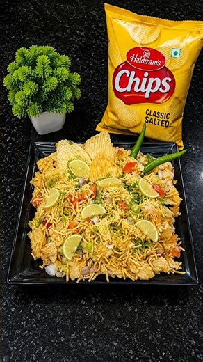 Lay's Chips Chaat 😋 #shorts #youtubeshorts #chaat #chips