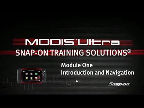 Introduction and Navigation: MODIS Ultra™ (Pt. 1/11) | Snap-on® Training Solutions®