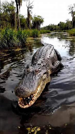 Inside Mom's Mouth - Baby Alligators' First Journey