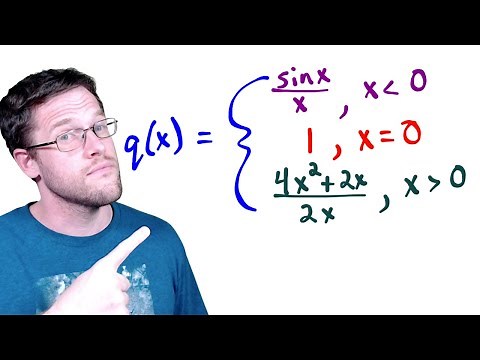 continuity of piecewise functions (5 examples!)