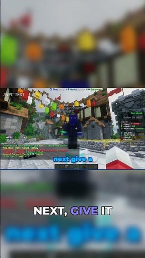 Make Your Minecraft NPCs Actually Interact #minecraft #minecraftserver #plugins